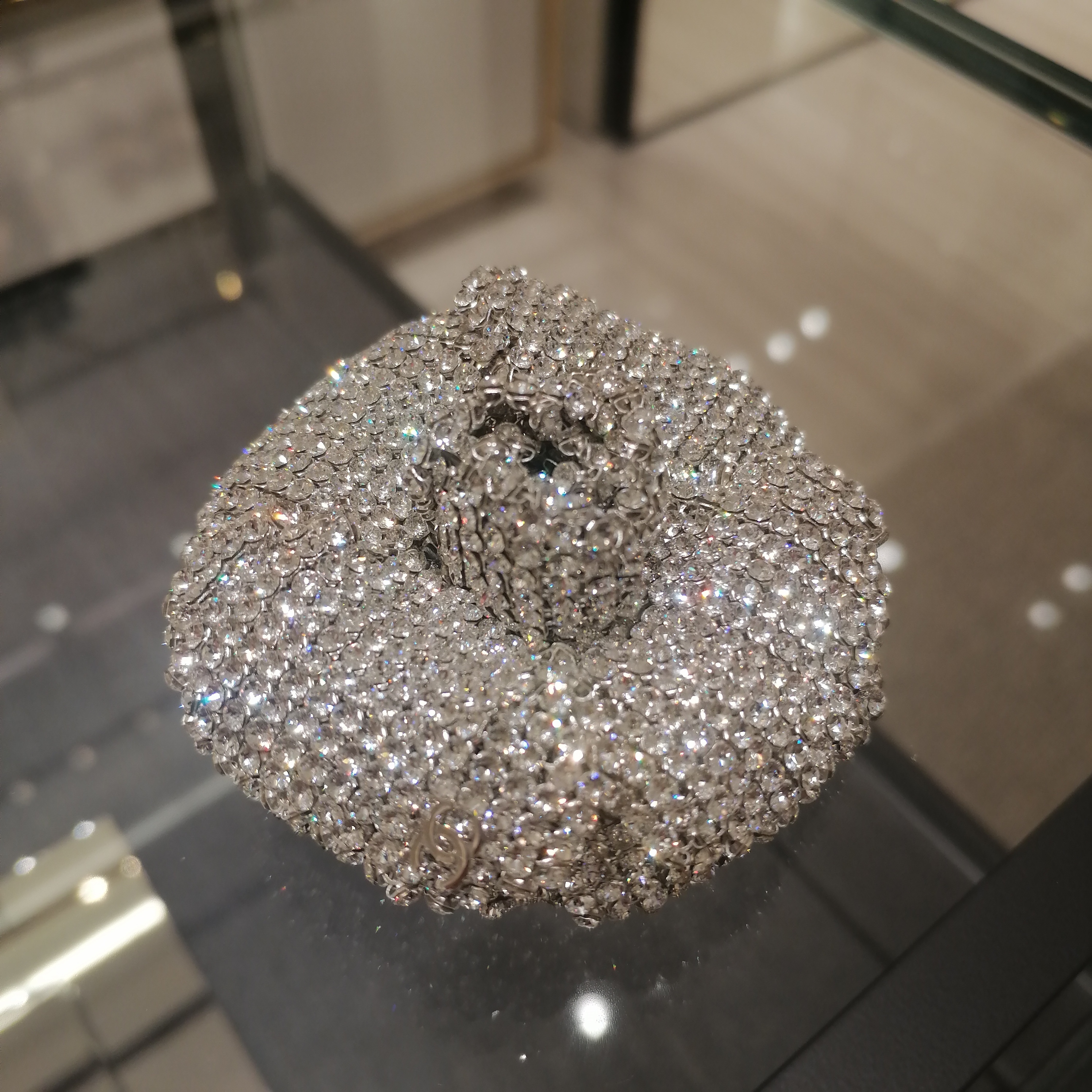 CHANEL シャネル カメリア ブローチ  シルバー