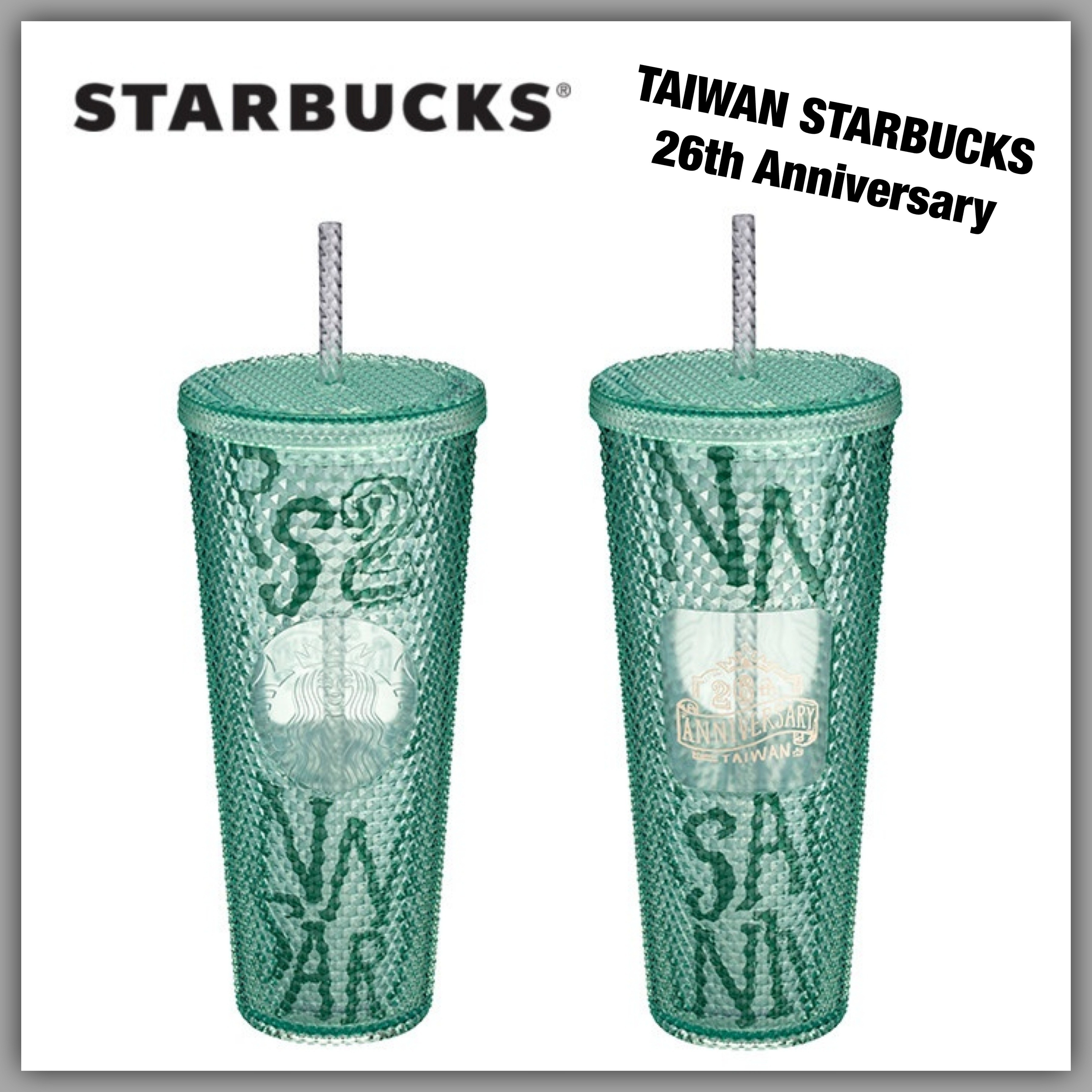 台湾限定 STARBUCKS 26週年 コールドカップタンブラー