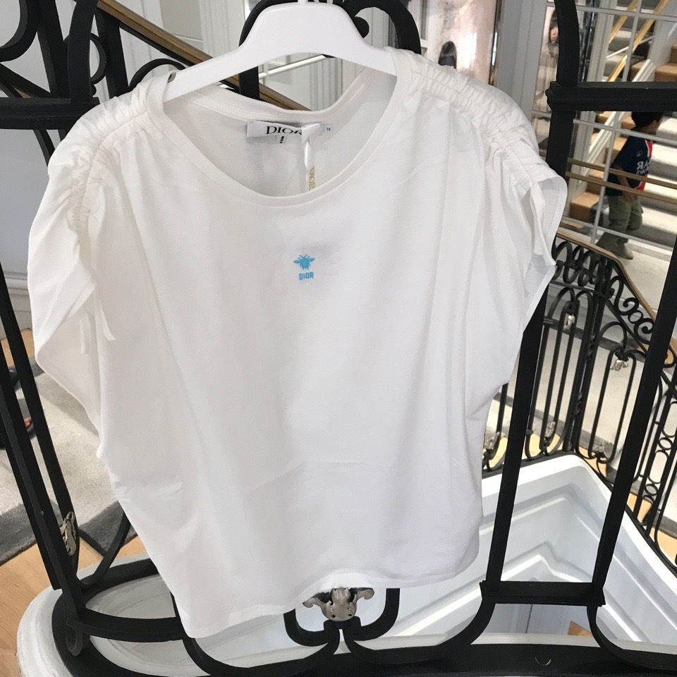 大人もOK♪【Dior】肩シャーリングTシャツ☆２色☆12A, 13A