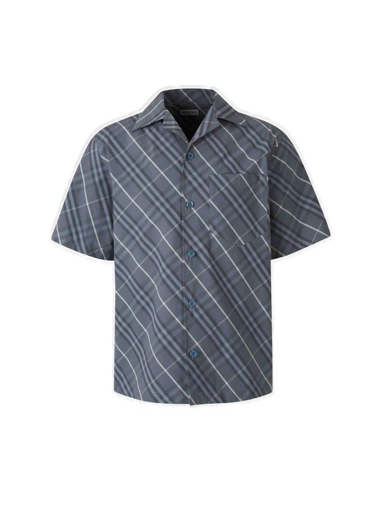BURBERRY チェックハタン半袖シャツ 【関税込】