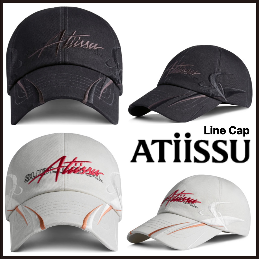 [ATiiSSU]◆韓国大人気◆ Line Cap ◆追跡可◆