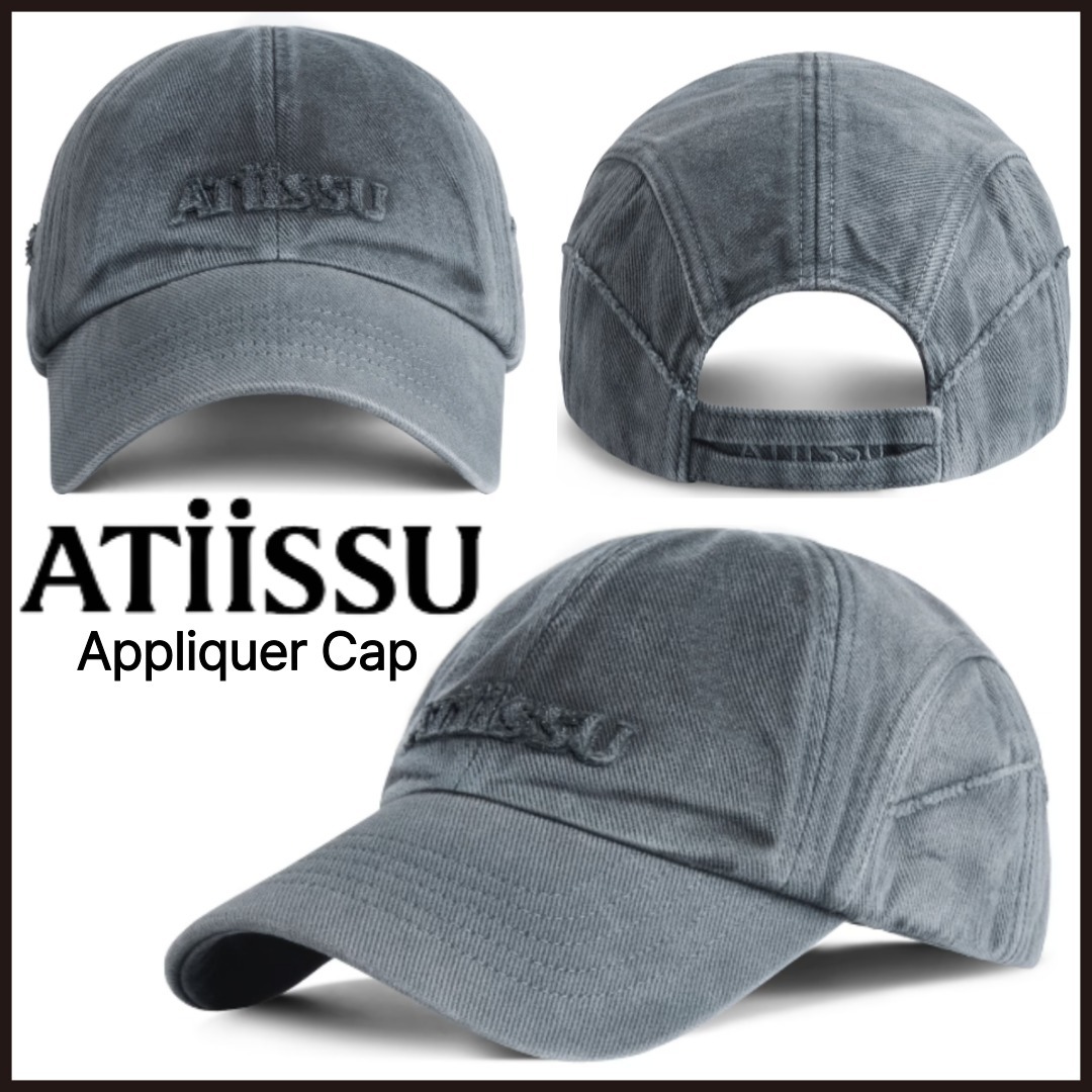 [ATiiSSU]◆韓国大人気◆ Appliquer Cap ◆追跡可◆