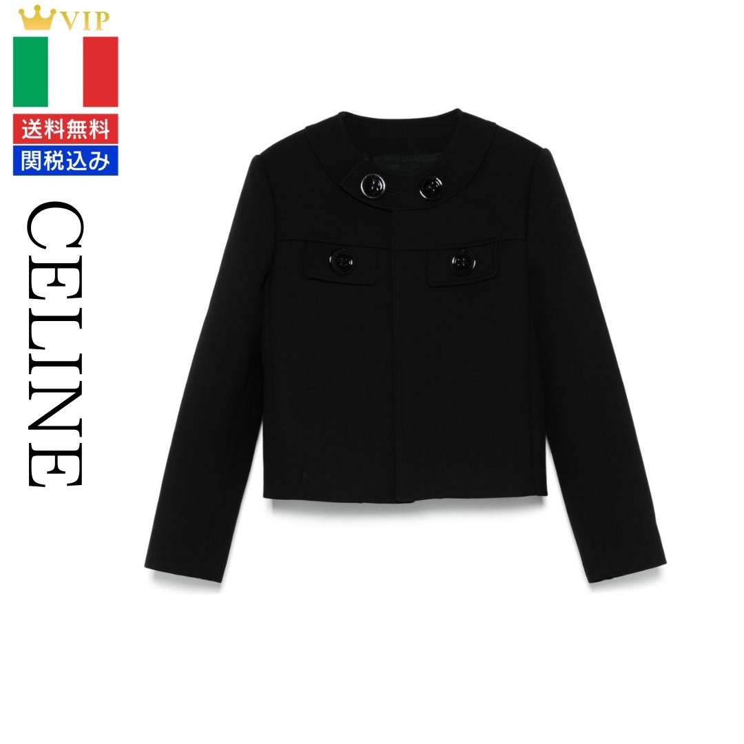 VIP【送料関税込】CELINE WOOL SHORT JACKET