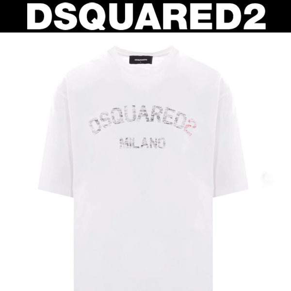 DSQUARED2 爽やかに着こなせるので夏にぴったり♪ロゴ Tシャツ