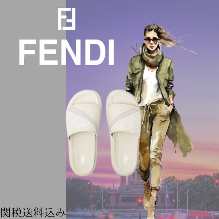 『FENDI』フェンディ ダイアゴナル サンダル