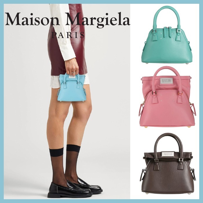 ≪MAISON MARGIELA≫ハンドバッグ【ミディアム】★スカイブルー