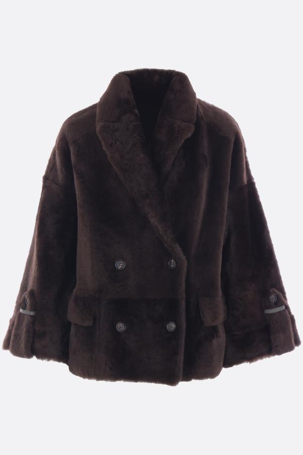 ムートン・ファーコート BRUNELLO CUCINELLI CABAN REVERSIBILE IN SHEARLING