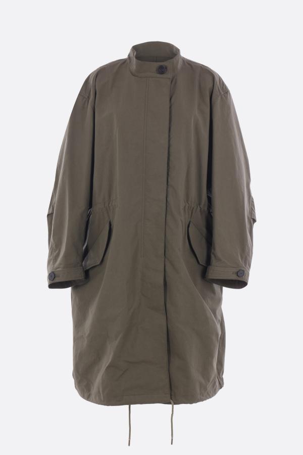 コート GIVENCHY PARKA IN COTONE TECNICO STAMPA GIVENCHY PARIS