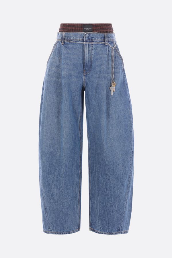 デニム・ジーパン ALEXANDER WANG JEANS A PALLONCINO IN DENIM