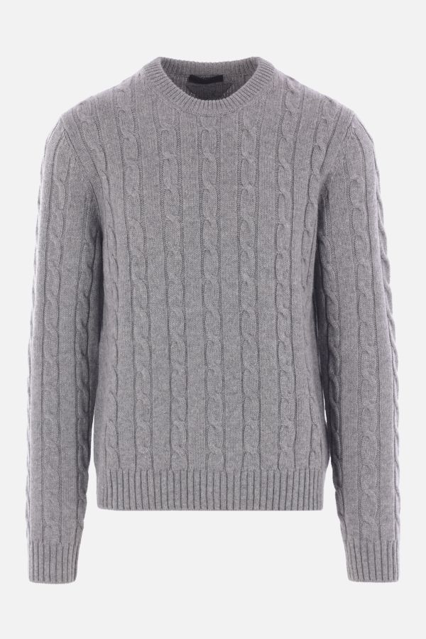 ニット・セーター PRADA PULLOVER IN CASHMERE A TRECCE