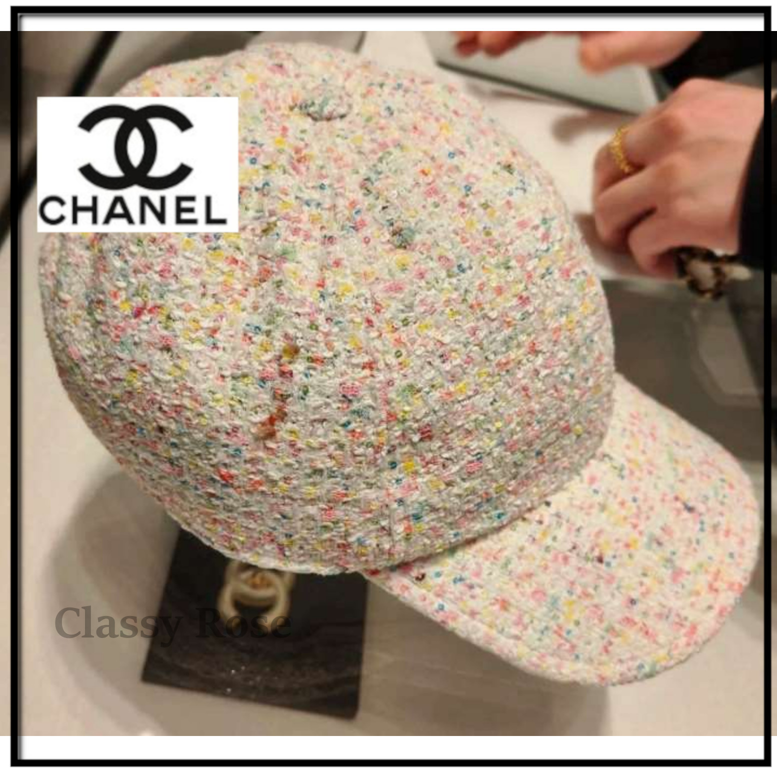 【お洒落なパステル調★CHANEL】キャップ 帽子 CCロゴ