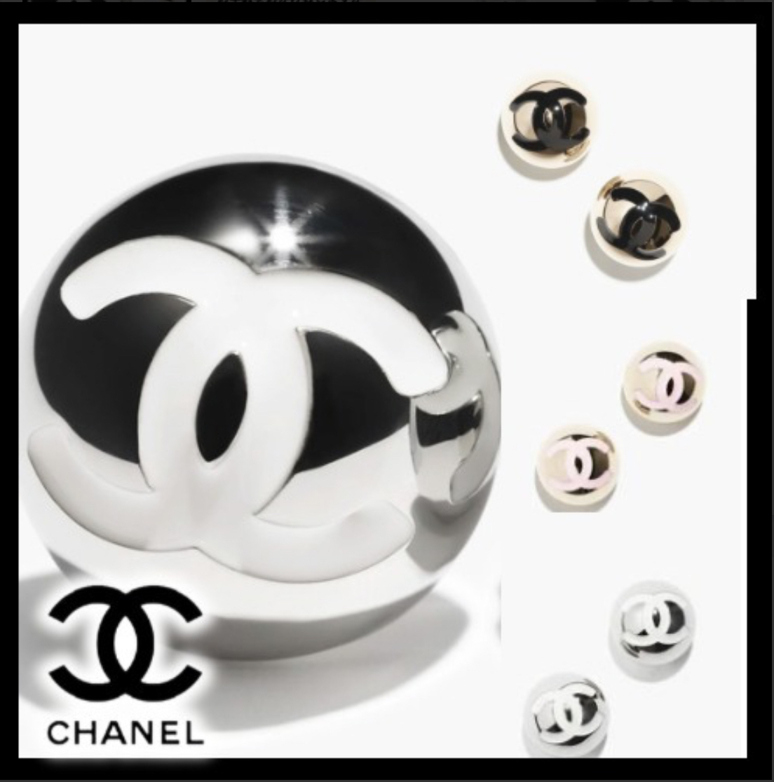 シンプルで上品☆可愛い♪【CHANEL】ピアス