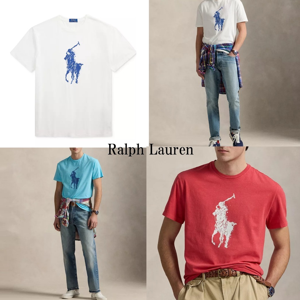 メンズ新作【Polo Ralph Lauren】ビッグポニー ☆ジャージーT☆
