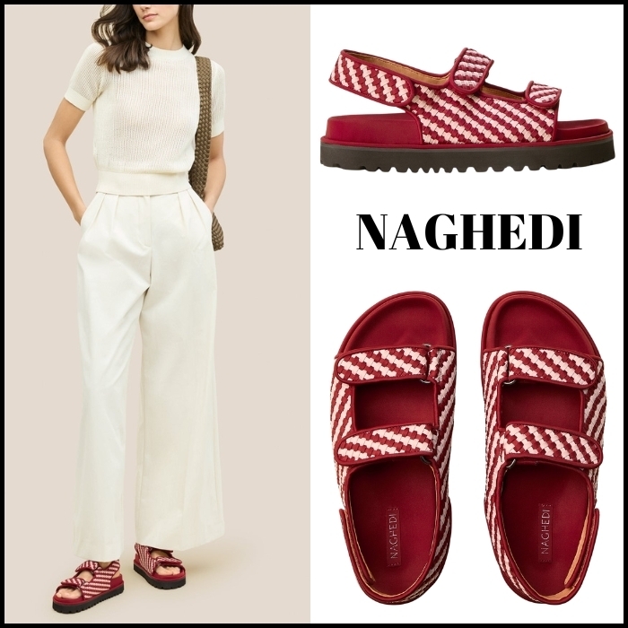 【NAGHEDI】★サンダル★ Catalina Sandal Striped