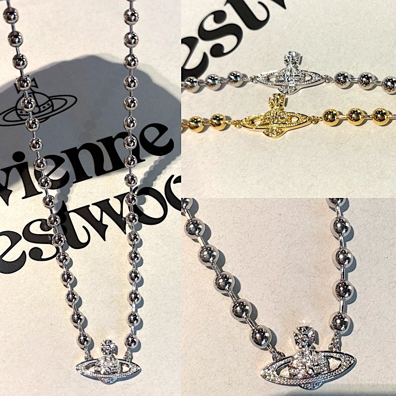 Vivienne Westwood Mini Bas メタルパール ネックレス