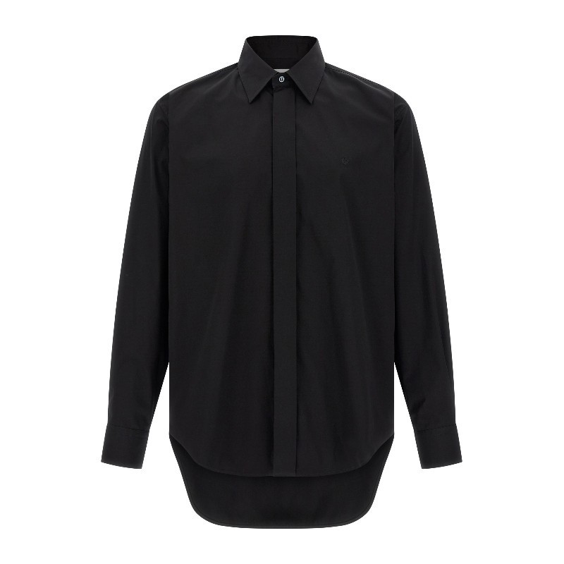 Tシャツ・カットソー alexander mcqueen Logo embroidery shirt (826636QNAAX 1000)