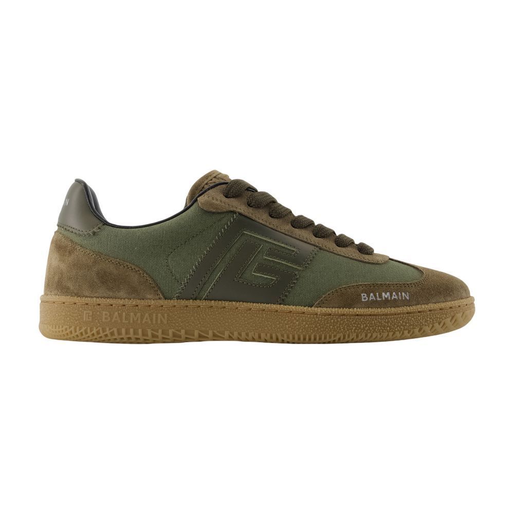 【関税込み】Swan Sneakers - Balmain - Leather - Khaki