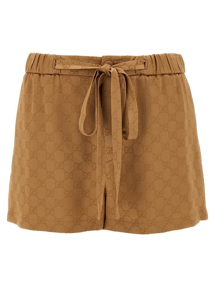 Gucci グッチ GGモノグラム ドローストリング ショーツ