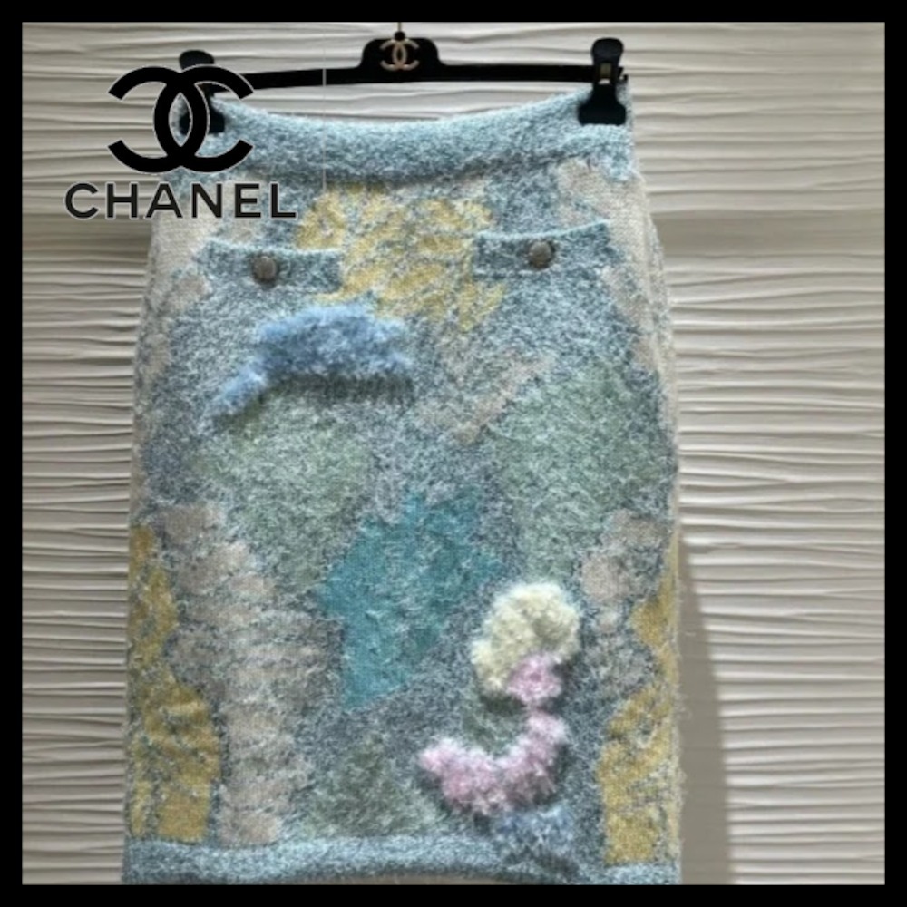 【大人の甘さが素敵♪】CHANEL   スカート