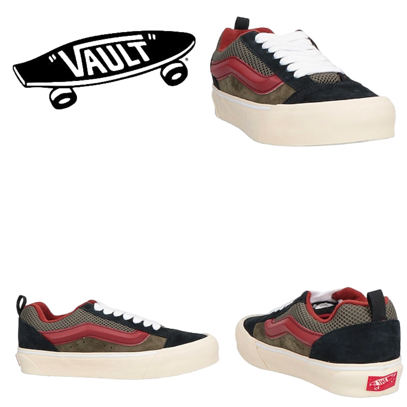 VANS VAULT レディーススニーカー ミリタリーグリーン