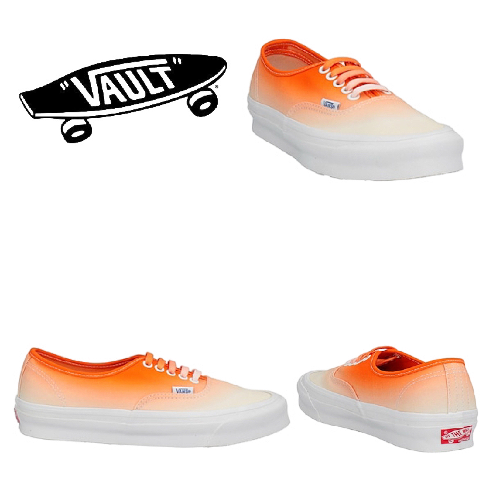 VANS VAULT レディーススニーカー オレンジ