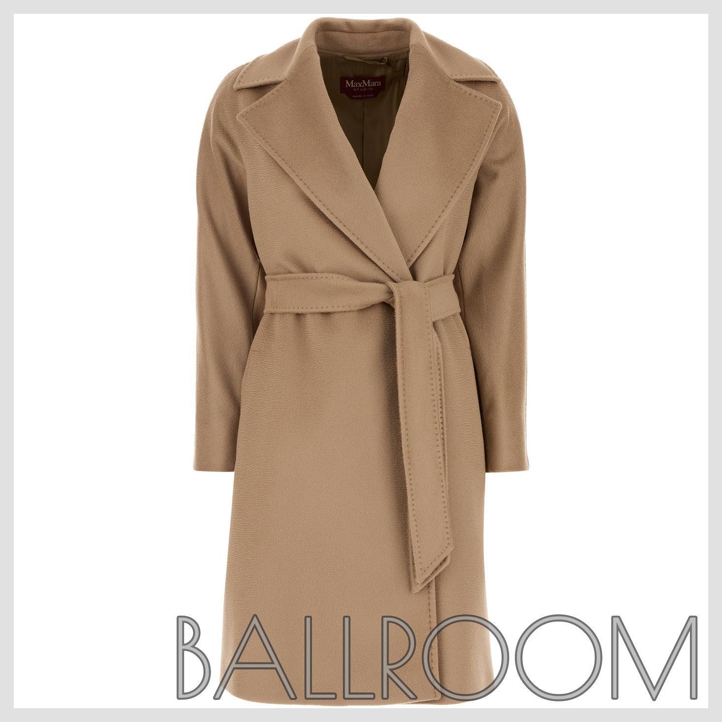 コート MAX MARA CAMEL WOOL DRAVENNA COAT