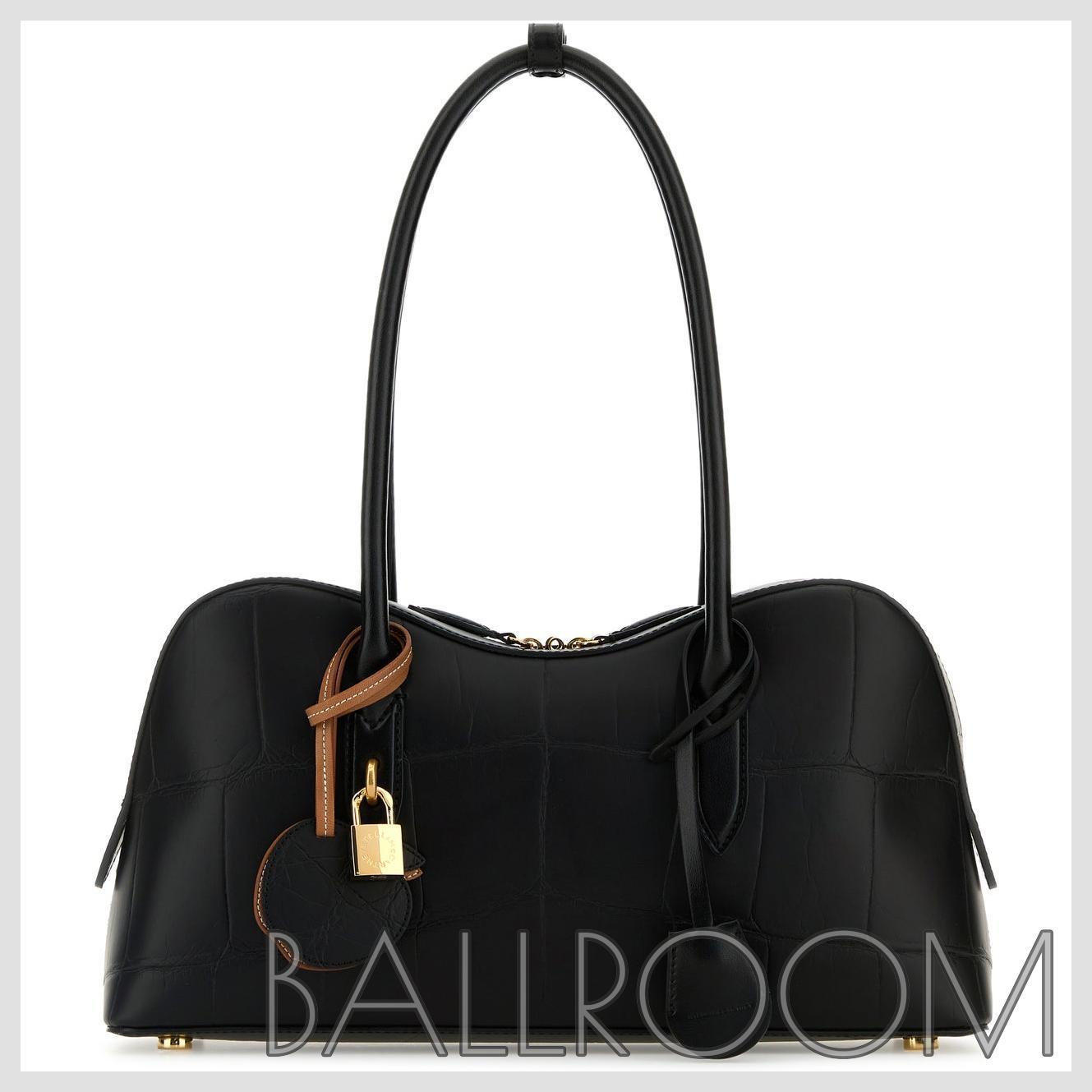 ショルダーバッグ・ポシェット STELLA MCCARTNEY BLACK SYNTHETIC LEATHER RYDER SHOULDER BAG