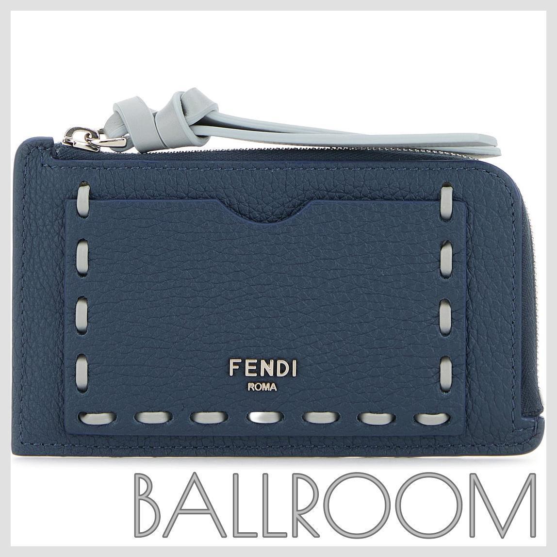カードケース・名刺入れ FENDI AIR FORCE BILE LEATHER CARD HOLDER