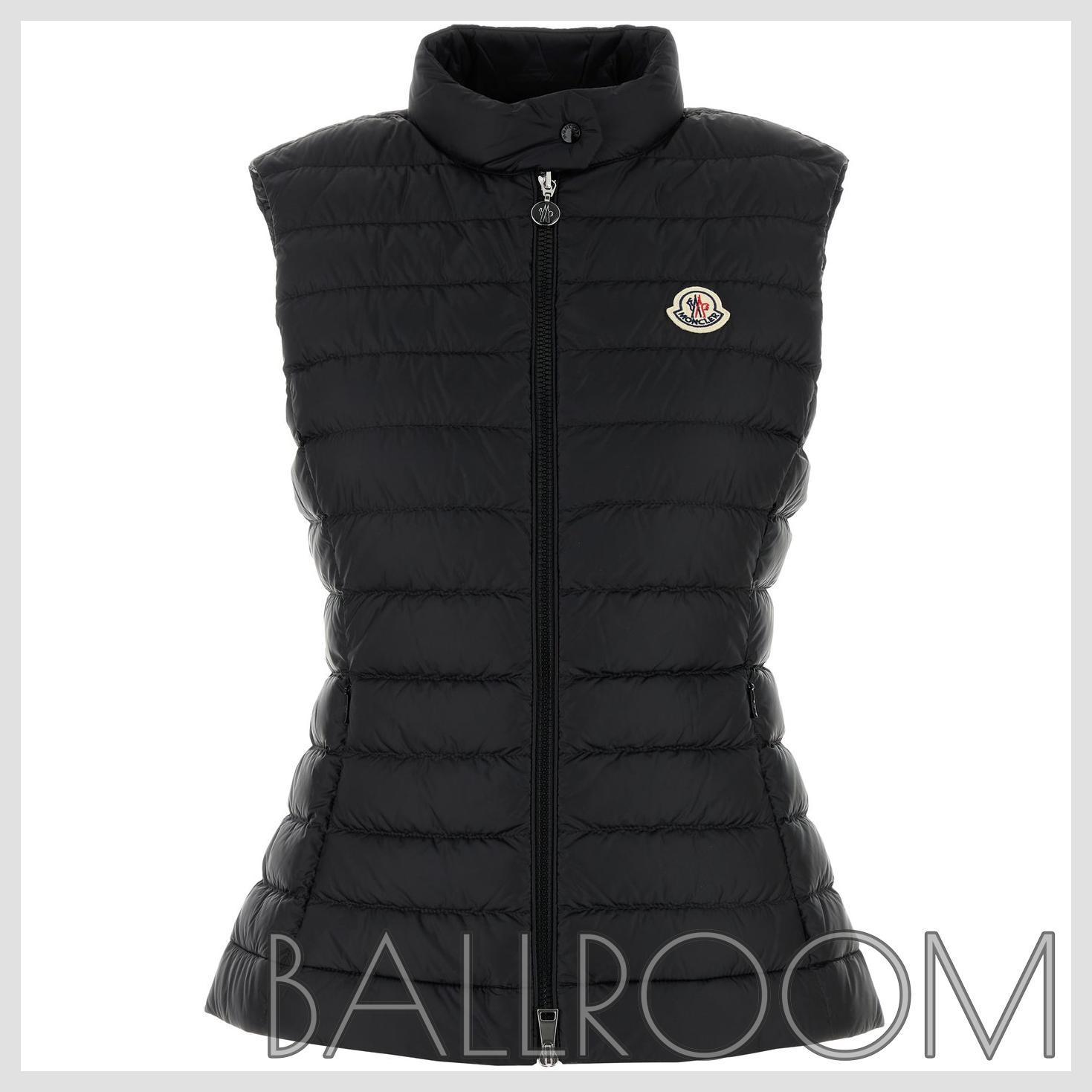 ダウンジャケット・コート MONCLER BLACK NYLON DOWN JACKET