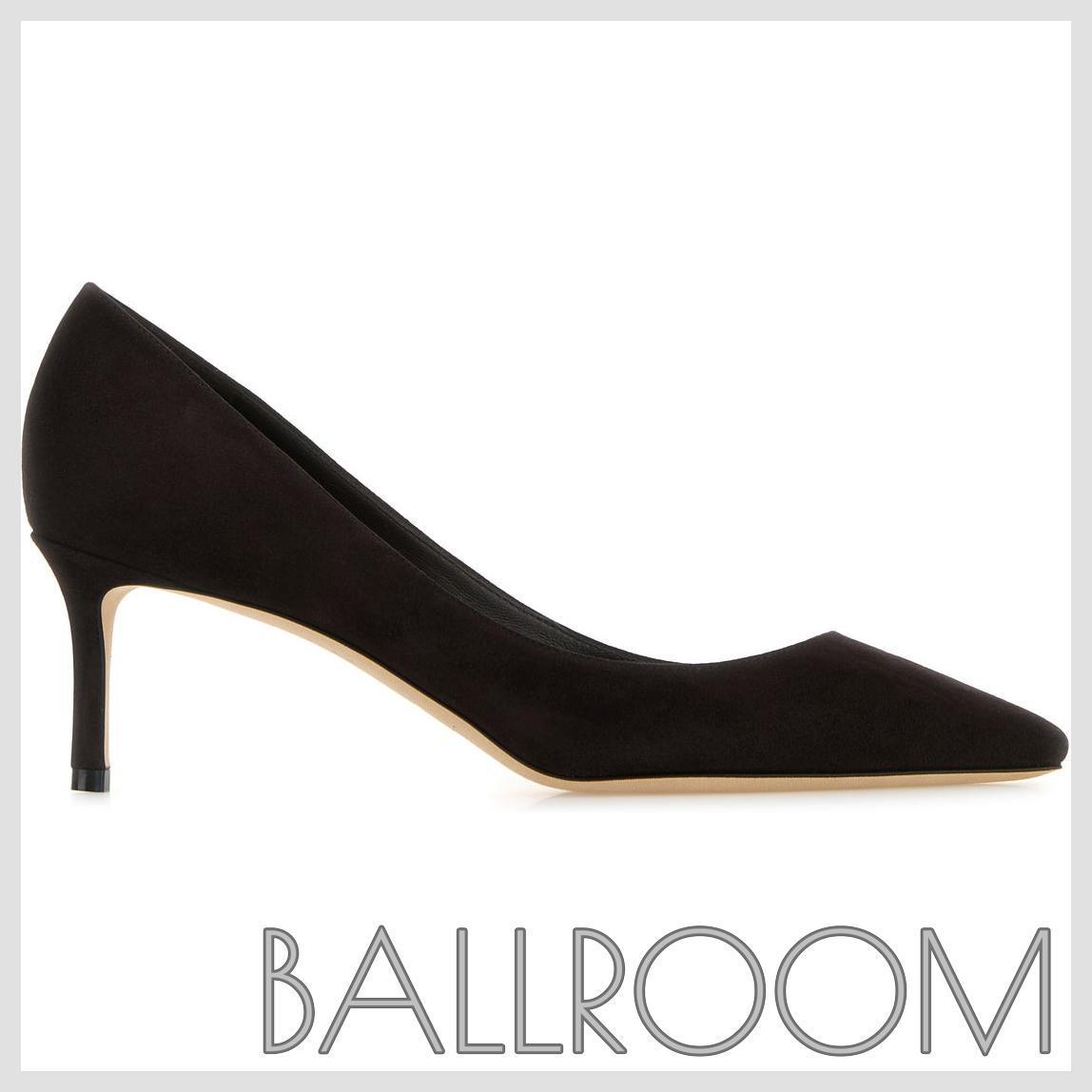 パンプス JIMMY CHOO DARK BROWN SUEDE ROMY 60 PUMPS