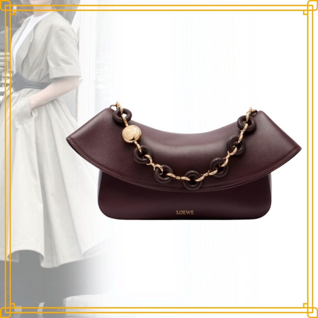 ◆大人気◆【LOEWE】Ola ミディアム レザー ショルダーバッグ