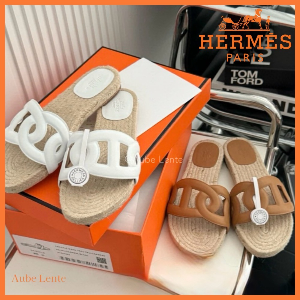 夏に映える＊【HERMES】Famosa エスパドリーユ サンダル
