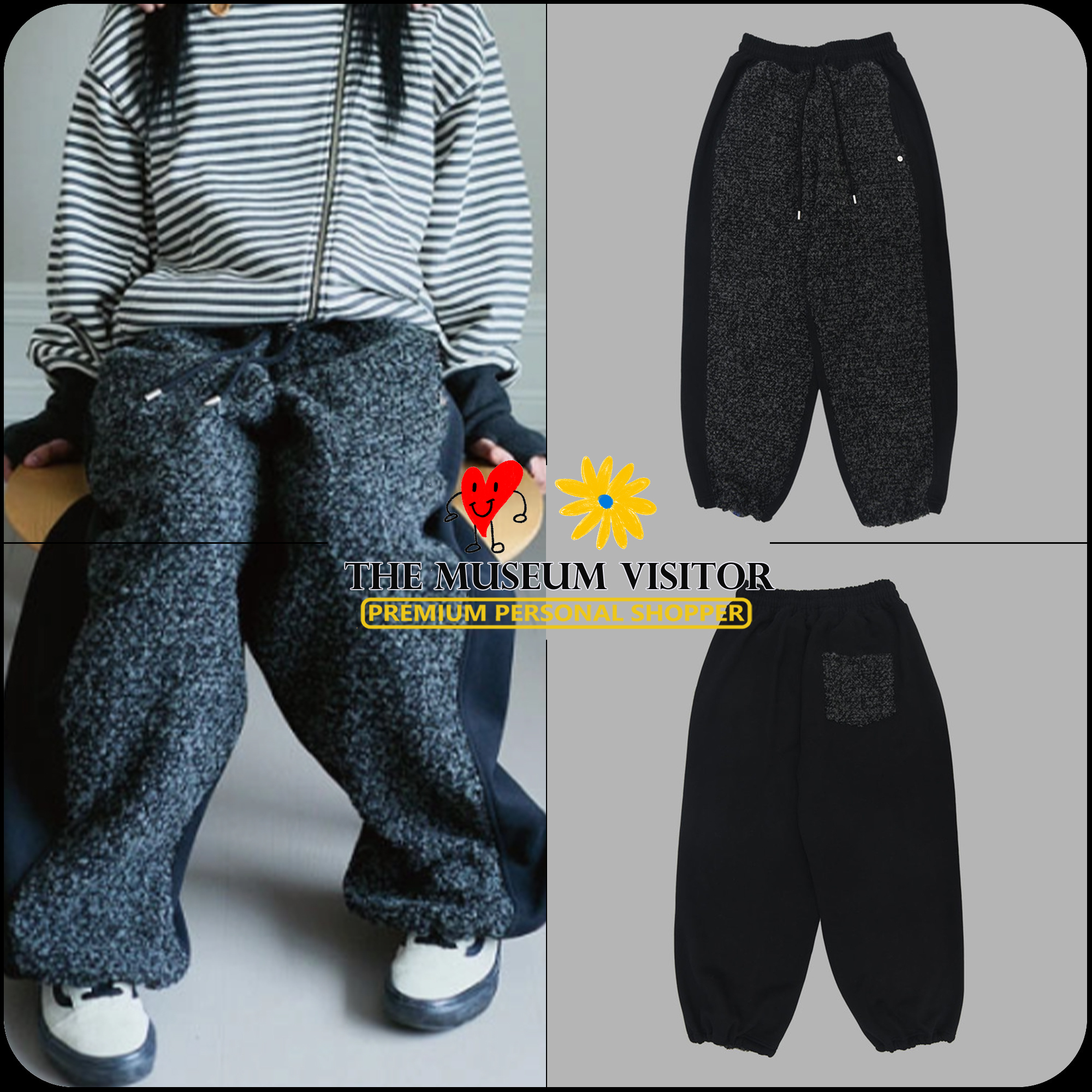 [THE MUSEUM VISITOR]★韓国人気★BOUCLE SWEAT PANTS