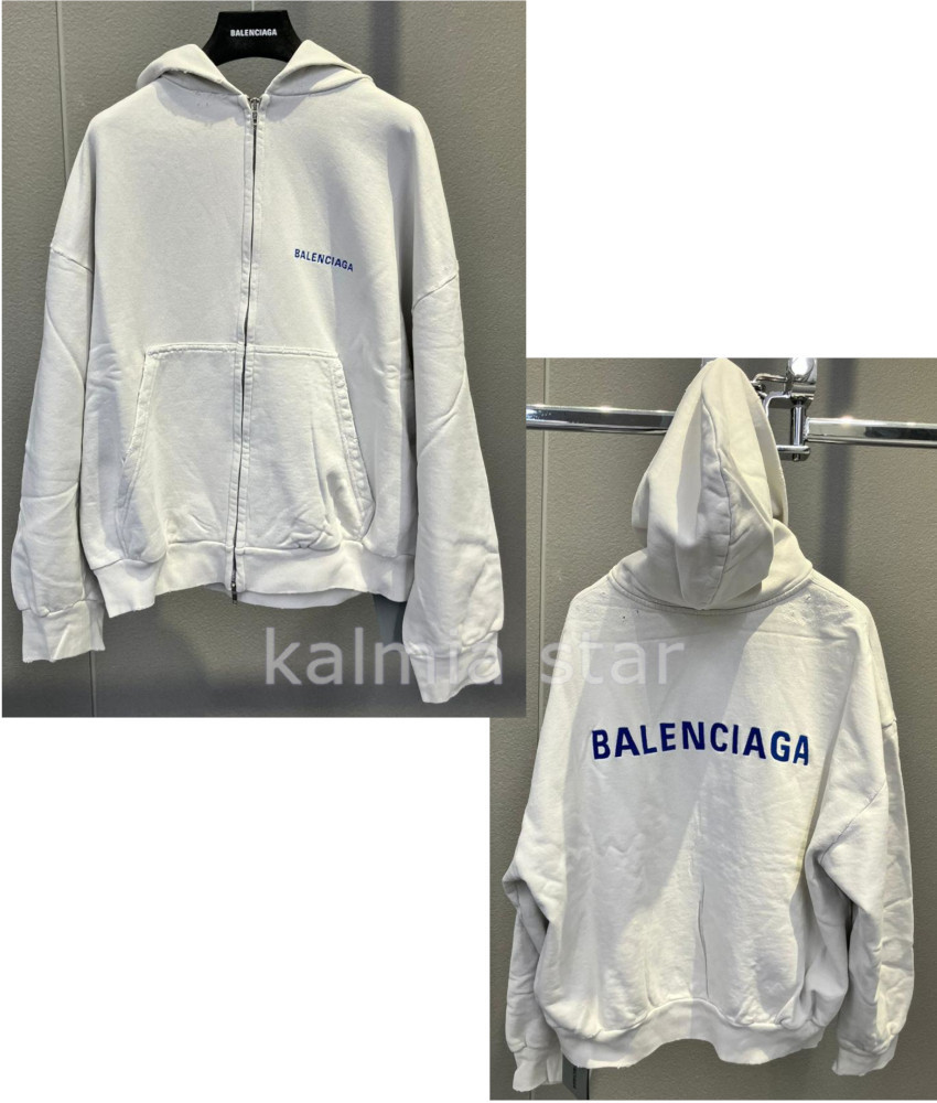 ●送料込●BALENCIAGA●Balenciaga Back ジップアップ フーディ