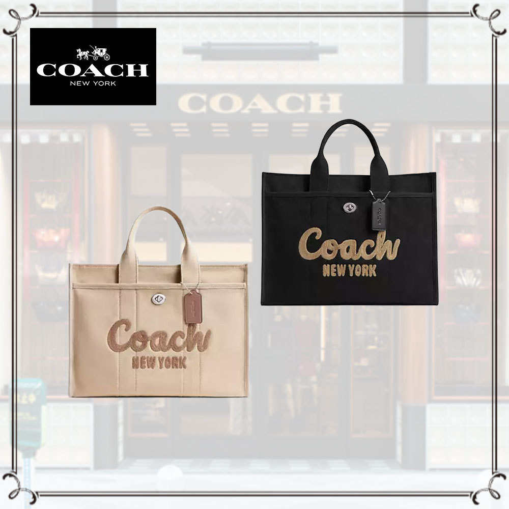 《 COACH 》大容量☆カーゴ トート バッグ 42（3WAY）