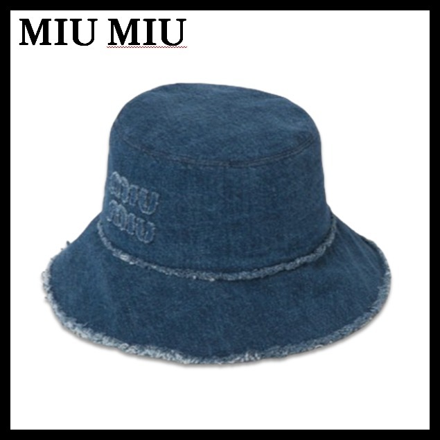 ☆送料・関税込☆MIUMIU★デニムバケットハット★