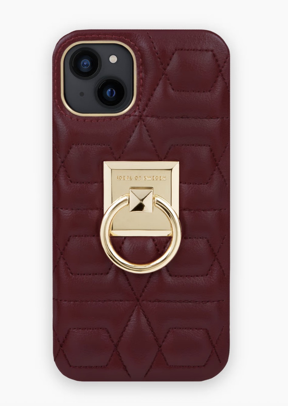 ☆iDEAL OF SWEDEN Quilted Ruby アイディール iPhone13ケース☆