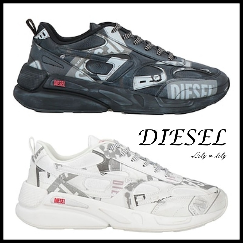 DIESEL ◆ディーゼル ロゴデザイン スニーカー◆関税送料込み