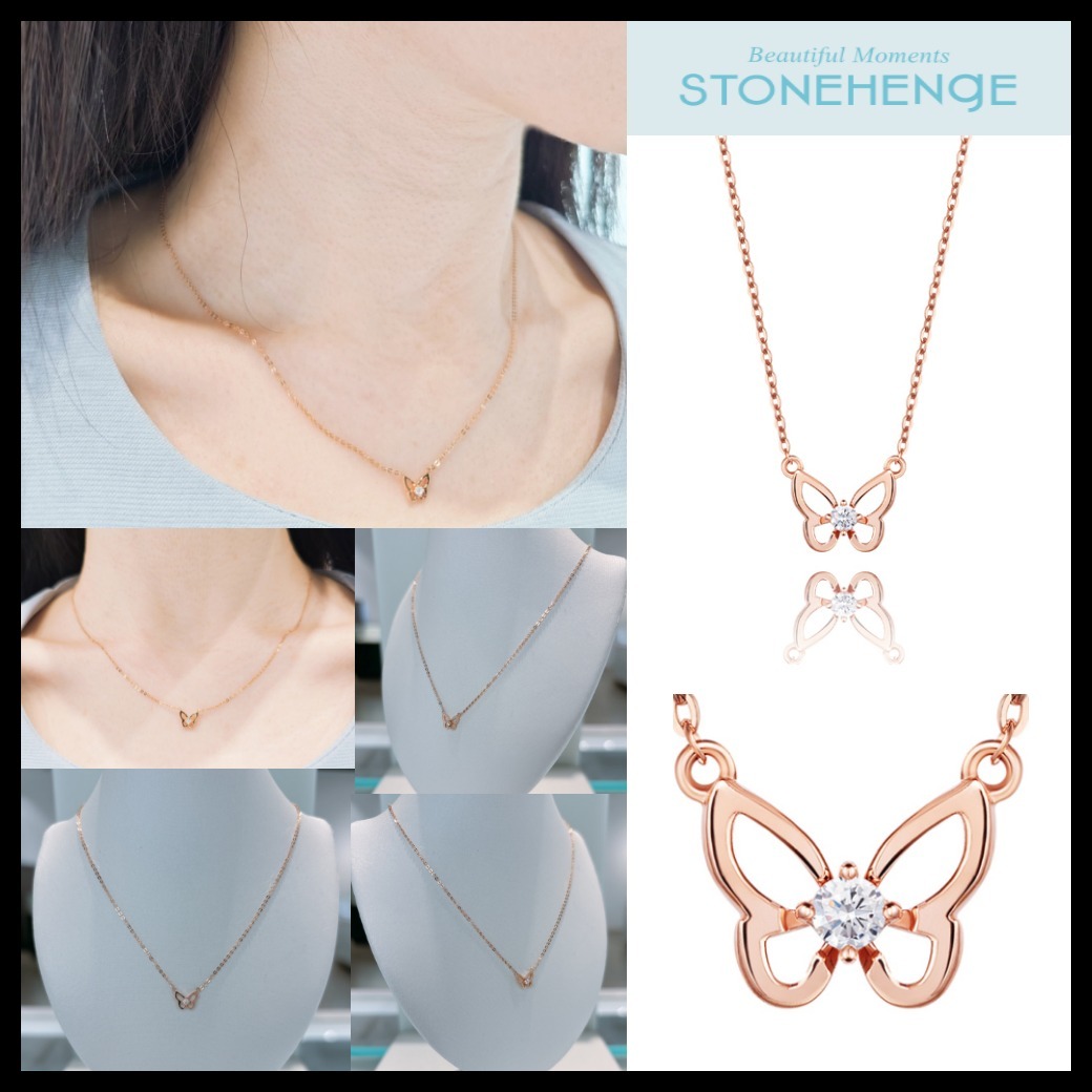 ★早期完売★STONEHENgE★POSY 14K Butterfly Shaped Necklace