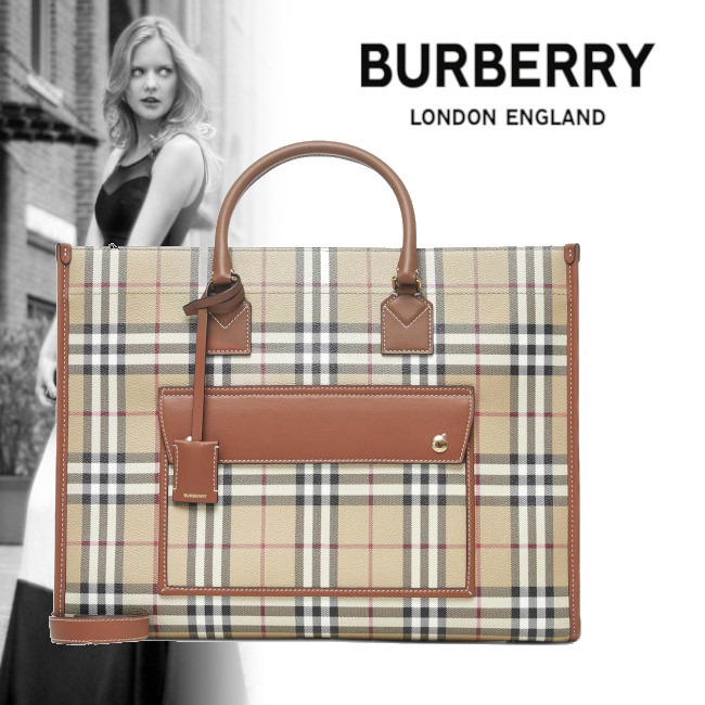 正規店買付【Burberry】ブラウン ハンドバッグ