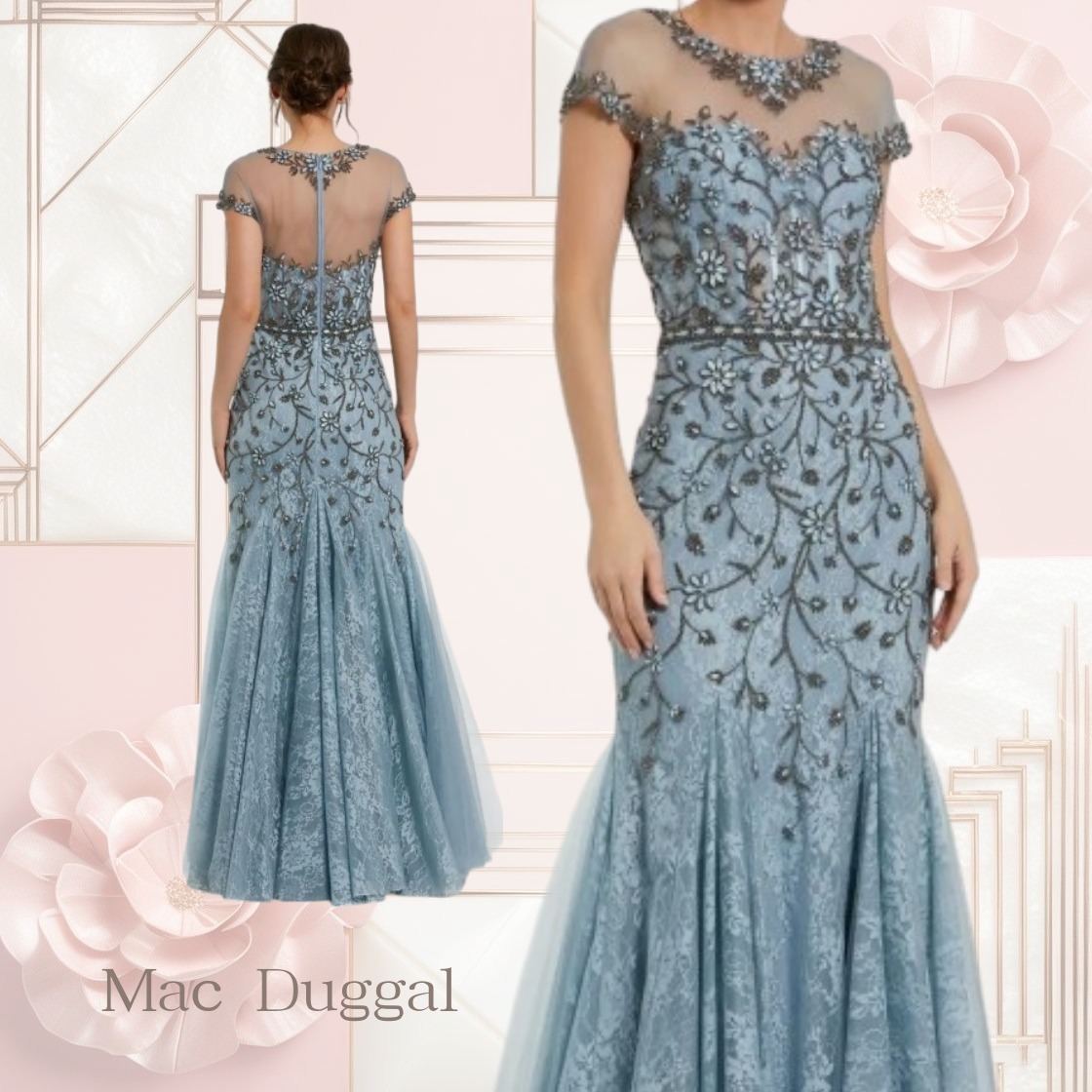 【Mac Duggal 】エレガント♪ドレースイブニングガウン