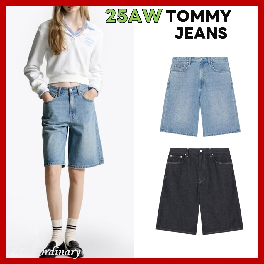 [ JEANS] Baggy 5 Pocket Denim Shorts ★人気★