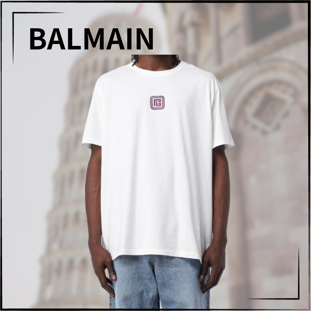 【BALMAIN】関税込☆PB クルーネック Tシャツ ホワイト