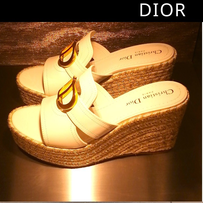 DIOR ディオール サンダル 30 モンテーニュ ウェッジ ミュール