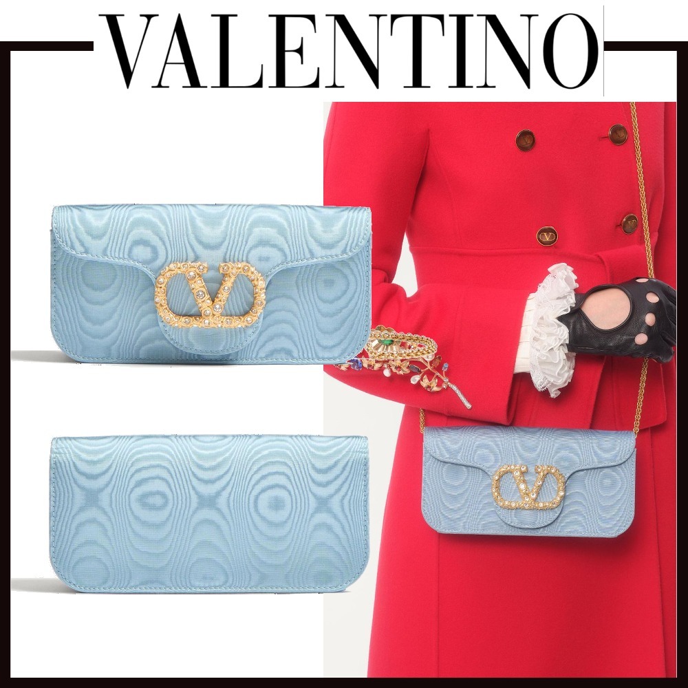 【関税込】VALENTINO GARAVANI ジュエルロゴモアレファブリック