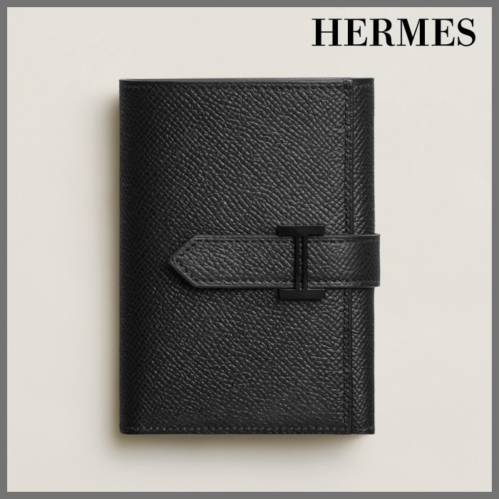 希少♪【HERMES】べアン ソーブラック ウォレット