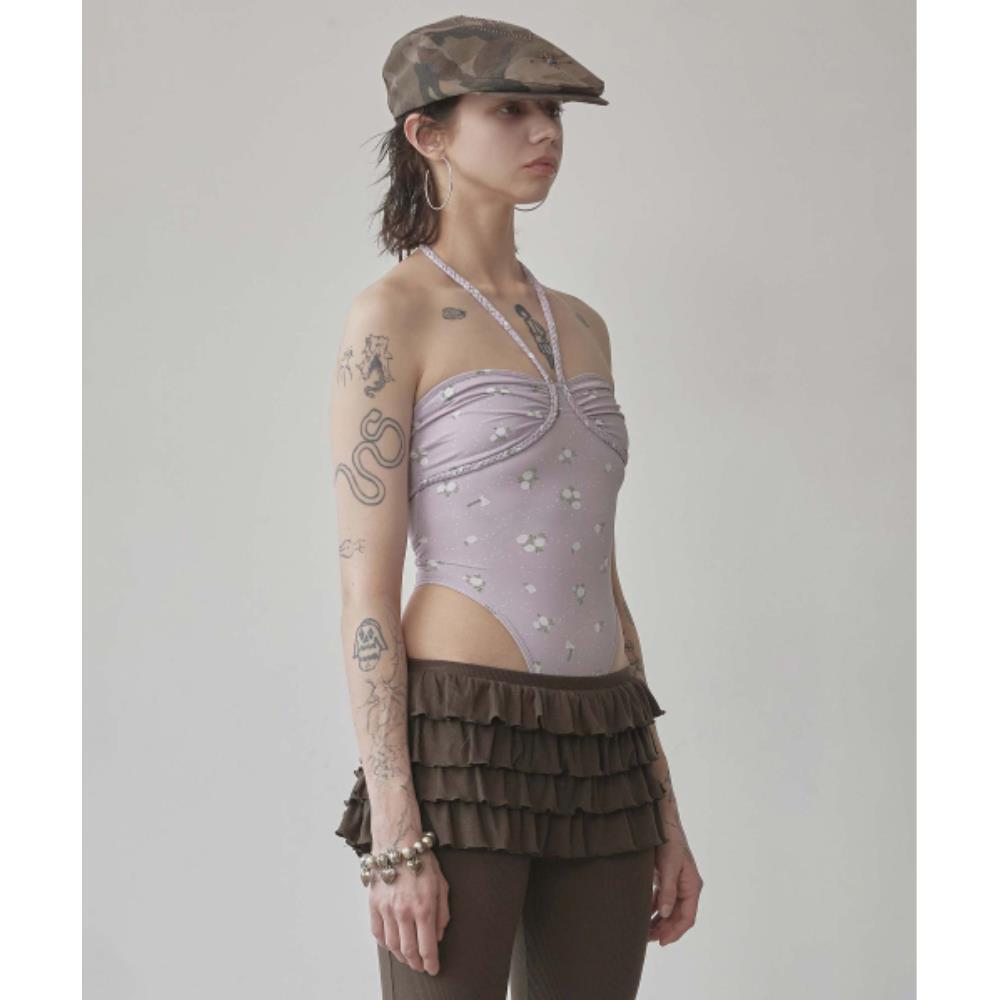 ★SCULPTOR★ Braided Bodysuit Lavender SC25S248PU
