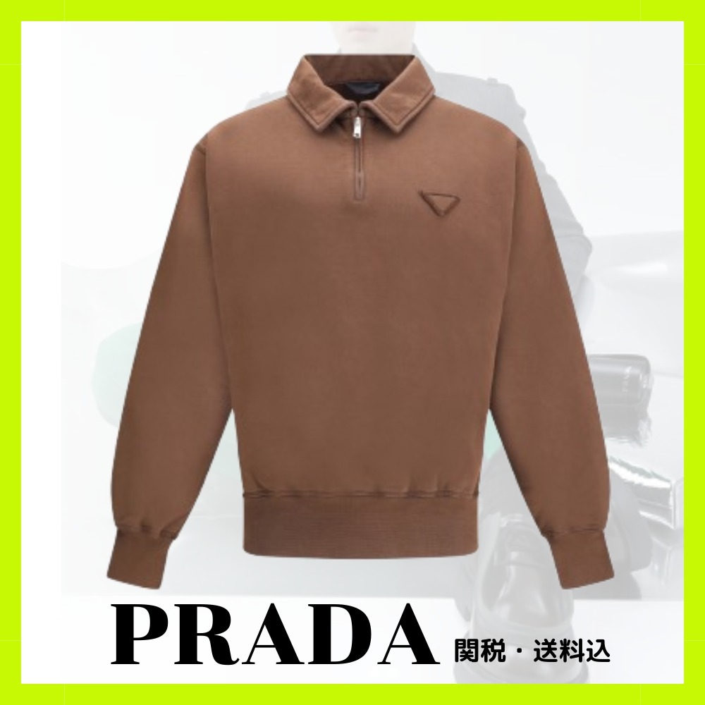 新作☆【PRADA】ポロ スウェットシャツ