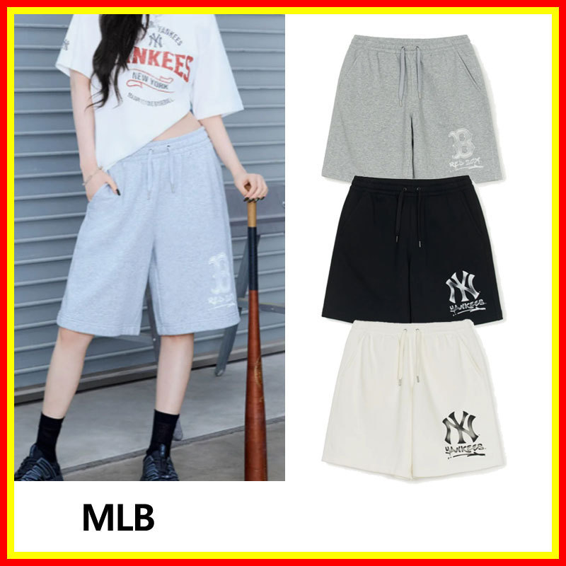 [MLB] Basic Big Logo 6-part Shorts /追跡付