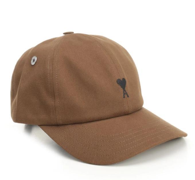 ★AMI ★  Logo Embroidered Curved Peakキャップ